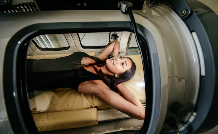 I Used an Oxygen Chamber to Ease My Knee Pain—and It Ended Up Improving My Sleep