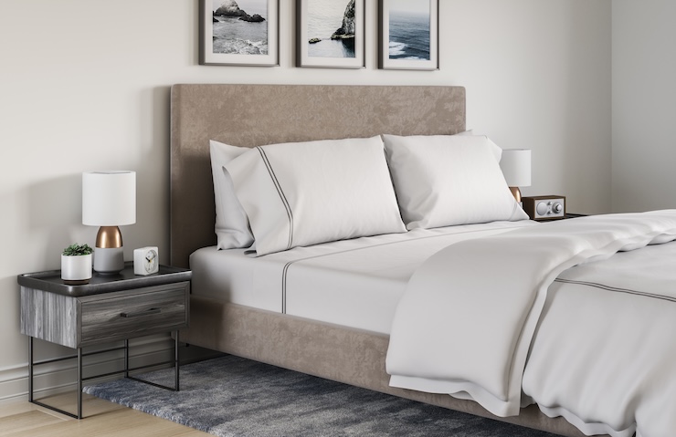 saatva embroidered sateen sheets