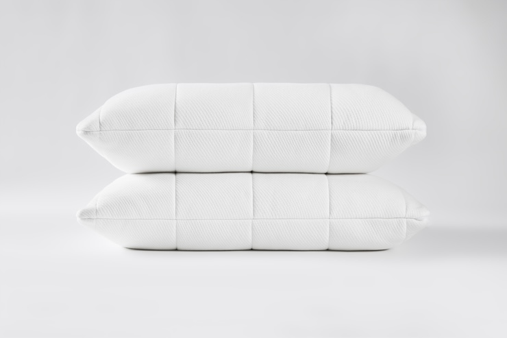 saatva organic quilted pillow