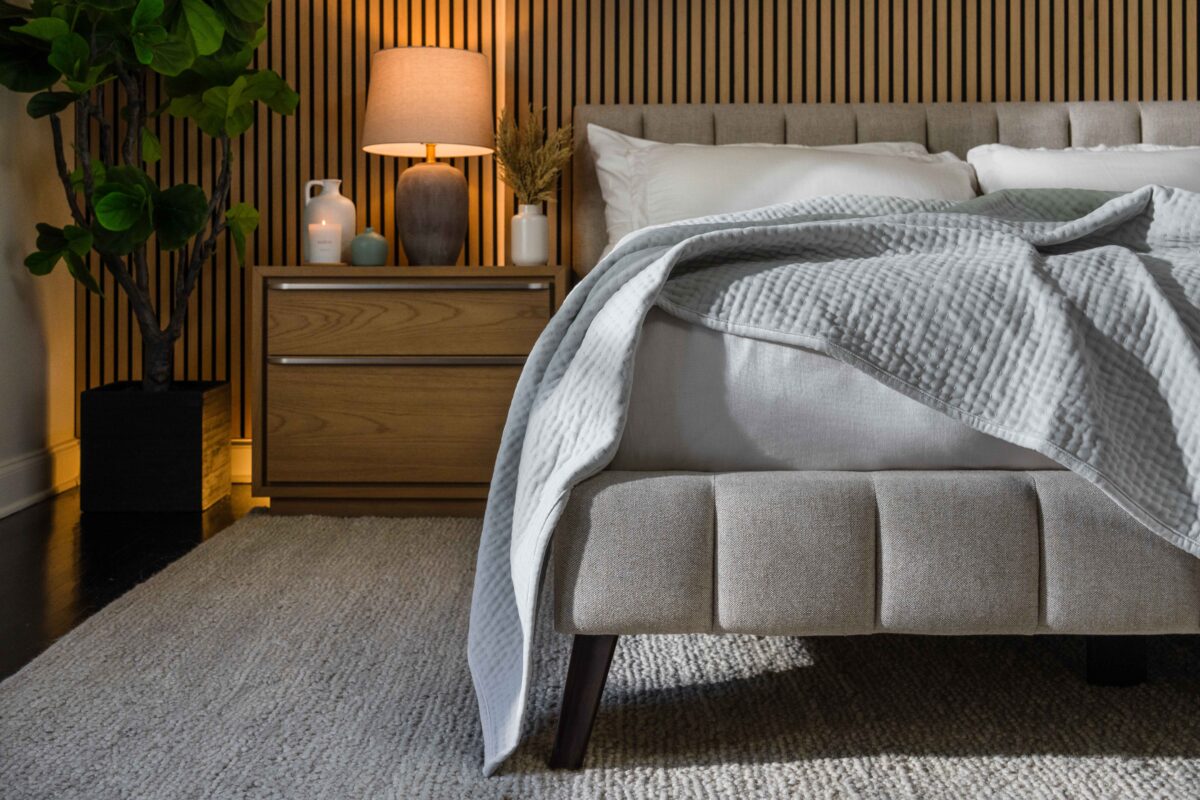 Saatva Velvet Pick Stitch Quilt