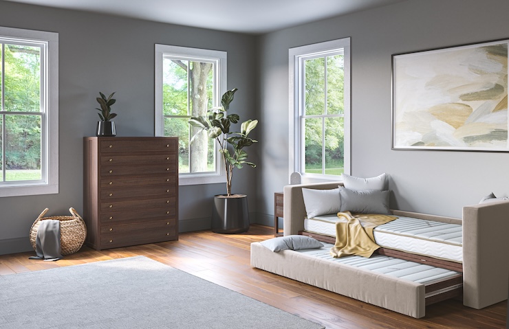 saatva bunk & trundle