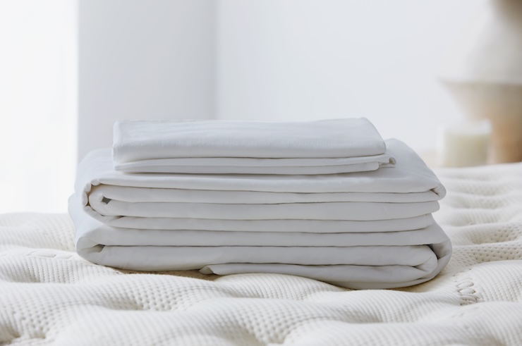 Saatva Percale Sheet Set